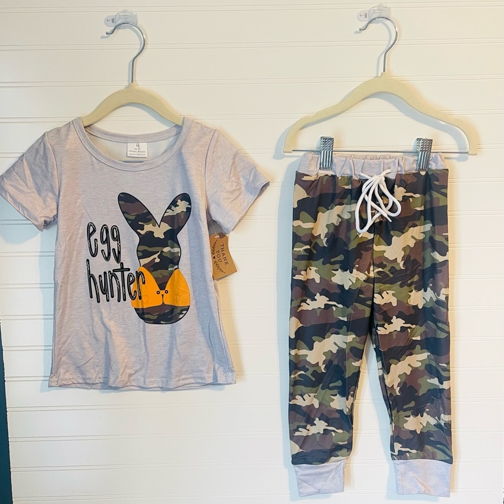 Boys camo Easter outfit